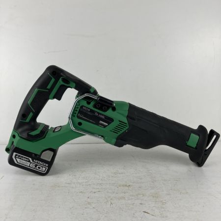 ЗЗ HITACHI 日立 14.4v コードレスセーバーソー バッテリーx2 充電器 ケース付 CR14DBL グリーン