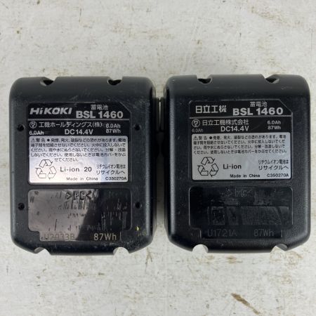 ЗЗ HITACHI 日立 14.4v コードレスセーバーソー バッテリーx2 充電器 ケース付 CR14DBL グリーン