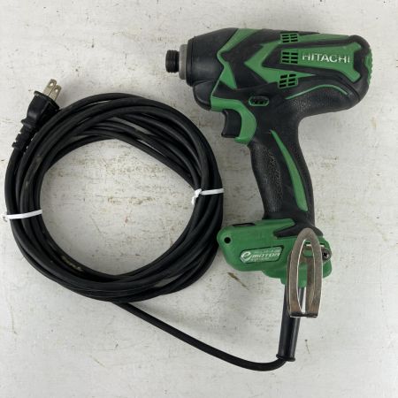 ЗЗ HITACHI 日立 100v インパクトドライバ ケース付 WH12VE グリーン