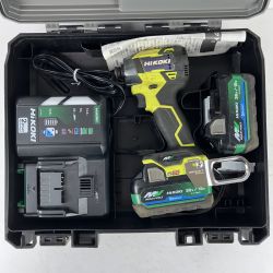ЗЗ HiKOKI ハイコーキ 36v インパクトドライバ バッテリーx2 充電器 ケース付 WH36DD スパイダーイエロー Cランク