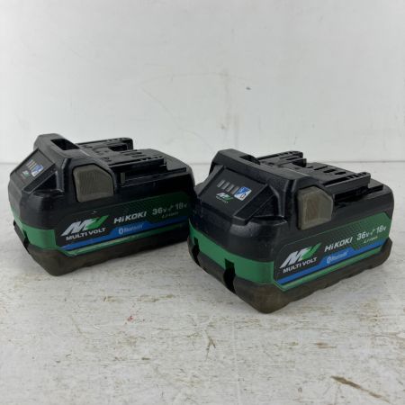 ЗЗ HiKOKI ハイコーキ 36v インパクトドライバ バッテリーx2 充電器 ケース付 WH36DD スパイダーイエロー