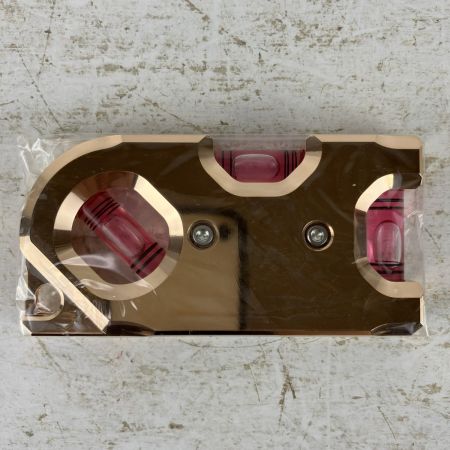 ЗЗ EBISU 鳶レベル 零 水平器 外箱付 ED-TBZPGR ピンクゴールド×レッド