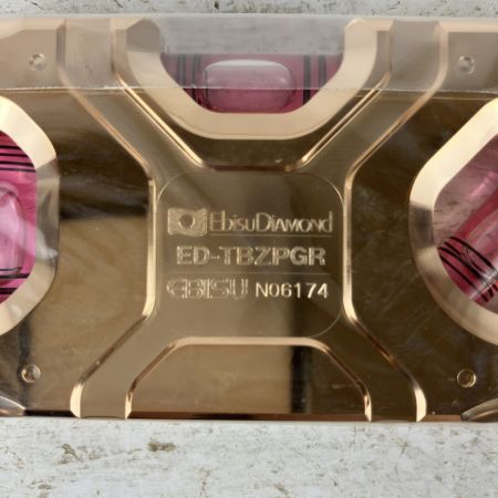 ЗЗ EBISU 鳶レベル 零 水平器 外箱付 ED-TBZPGR ピンクゴールド×レッド