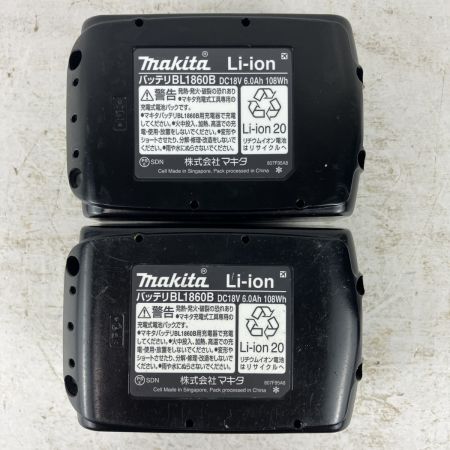 ЗЗ MAKITA マキタ 18v 充電式インパクトドライバ バッテリーx2 充電器 ケース付 TD171D ブラック