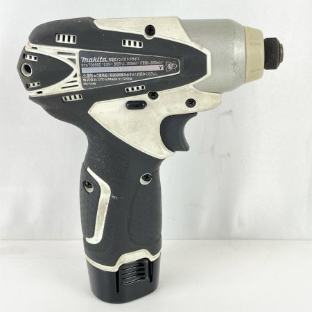 ЗЗ MAKITA マキタ 10.8v インパクトドライバ 充電器 バッテリー×1 ケース付 TD090D ホワイト