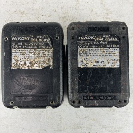 ЗЗ HiKOKI ハイコーキ 36v 12.7mm インパクトレンチ バッテリーx2 充電器 ケース付 WR36DC グリーン