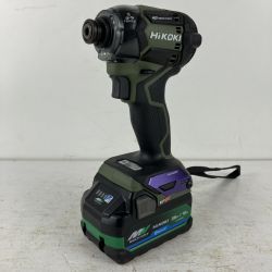 ЗЗ HiKOKI ハイコーキ 36v インパクトドライバ バッテリーx1付 ※充電器無し WH36DC オリーブ Bランク