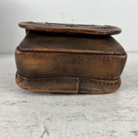 ЗЗ KNICKS ヌメ革小物ポーチ 外箱付 KNS-100BOX ヴィンテージカラー