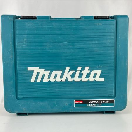 ЗЗ MAKITA マキタ 28mm 100v ハンマドリル ケース付 HR2811F ブルー