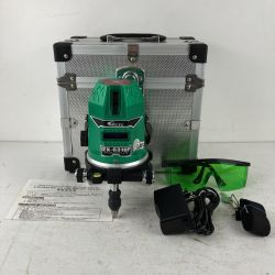 ЗЗ テクノ販売 グリーンレーザー レーザー墨出し器 アダプタ ケース付 LTK-G310P グリーン Aランク