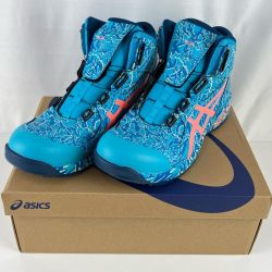 ЗЗ asics アシックス 28cm WINJOB CP304 BOA MAGMA 安全靴 外箱付 1273A147-400 アクアリウム×サンコーラル Sランク
