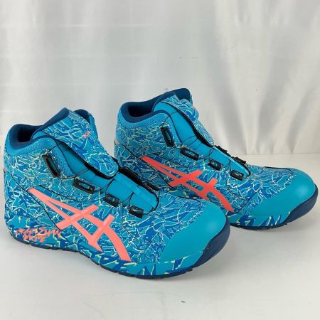 ЗЗ asics アシックス 28cm WINJOB CP304 BOA MAGMA 安全靴 外箱付 1273A147-400 アクアリウム×サンコーラル