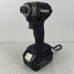 ЗЗ MAKITA マキタ 18v 充電式インパクトドライバ バッテリーx1付 ※充電器無し TD173D ブラック Cランク