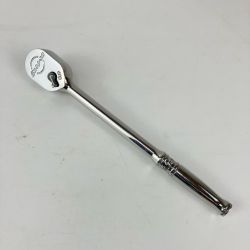 ЗЗ Snap-on スナップオン 差込角6.35mm ロングラチェットハンドル 本体のみ TL72 シルバー Bランク