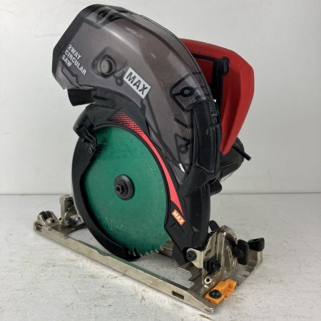 ЗЗ MAX マックス 18v 165mm 充電式防じん兼用丸のこ バッテリーx1付 ※充電器無し PJ-CS61CDP ブラック