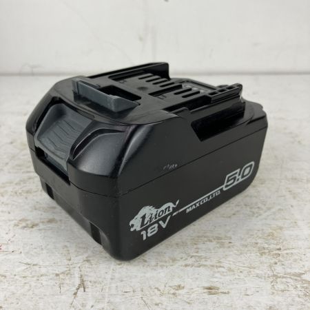 ЗЗ MAX マックス 18v 165mm 充電式防じん兼用丸のこ バッテリーx1付 ※充電器無し PJ-CS61CDP ブラック