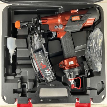 ЗЗ MAX マックス 41mm 高圧 ねじ打ち機 ケース付 HV-R41G6(D) マイスターレッド