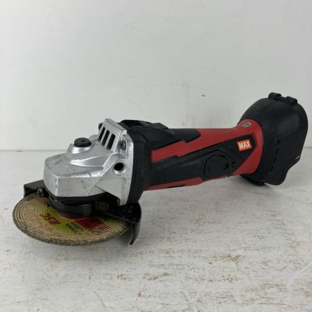 ЗЗ MAX マックス 18v 100mm 充電式ディスクグラインダ ※バッテリー、充電器無し PJ-DG101 レッド×ブラック