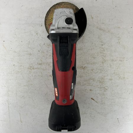 ЗЗ MAX マックス 18v 100mm 充電式ディスクグラインダ ※バッテリー、充電器無し PJ-DG101 レッド×ブラック