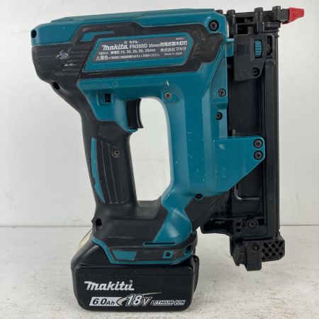 ЗЗ MAKITA マキタ 18v 35mm 充電式面木釘打 バッテリーx1 ケース付 ※充電器無し FN350D ブルー