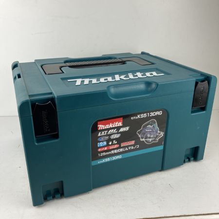 ЗЗ MAKITA マキタ 18v 125mm 充電式防じん丸のこ バッテリーx1 ケース付 ※充電器無し KS513D ブルー