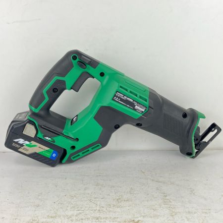 ЗЗ HiKOKI ハイコーキ 36v 充電式セーバーソー バッテリー×1付 ※充電器なし CR36DMA グリーン×ブラック