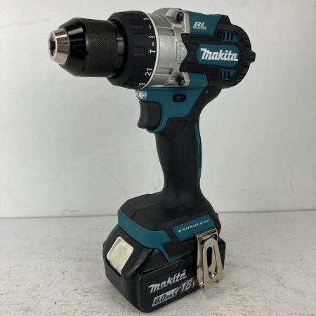 ЗЗ MAKITA マキタ 18v 充電式震動ドライバドリル バッテリーx1付 ※充電器無し HP486D ブルー