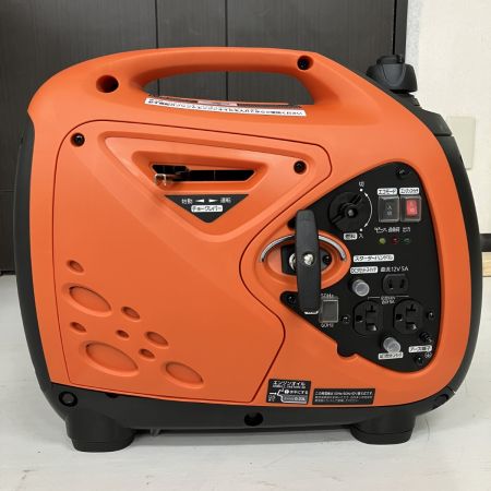 ЗЗ IRISOHYAMA アイリスオーヤマ 4サイクル 0.9kVA 100v インバーター発電機 PGEI-09 オレンジ