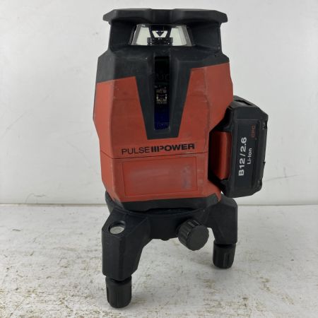 ЗЗ Hilti ヒルティ 10.8v グリーンレーザー墨出し器 受光器 バッテリーx2 三脚 ケース付 PM-40-MG レッド