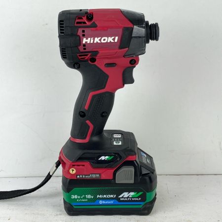 ЗЗ HiKOKI ハイコーキ 36v 充電式インパクトドライバ バッテリー×1付 ※充電器なし WH36DD スコーピオンレッド