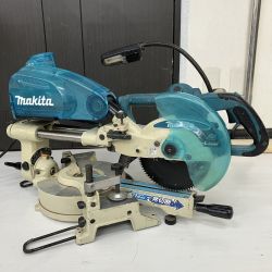 ЗЗ MAKITA マキタ 100v 190mm スライド丸のこ ダストボックス付 LS0716FL ブルー Cランク