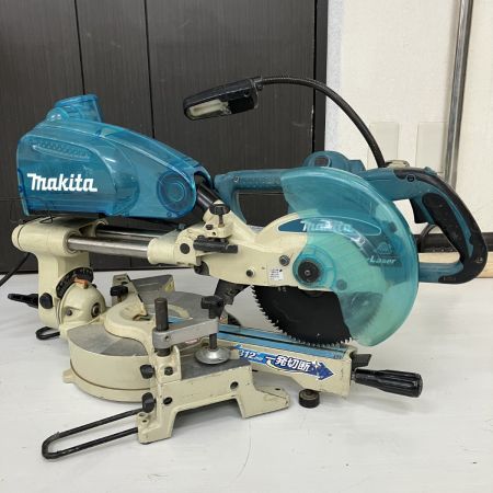 ЗЗ MAKITA マキタ 100v 190mm スライド丸のこ ダストボックス付 LS0716FL ブルー