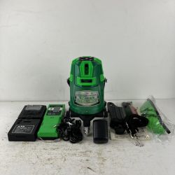 ЗЗ TAKAGI グリーンレーザー レーザー墨出し器 受光器  バッテリーx2 アダプタ ケース付 TGL-9D グリーン Bランク