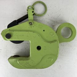 ЗЗ EAGLE CLAMP 3t 鉄鋼用クランプ 縦つり用 軽量 E型 E-3 40-70 黄緑 Cランク