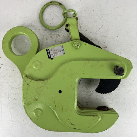 ЗЗ EAGLE CLAMP 3t 鉄鋼用クランプ 縦つり用 軽量 E型 E-3 40-70 黄緑