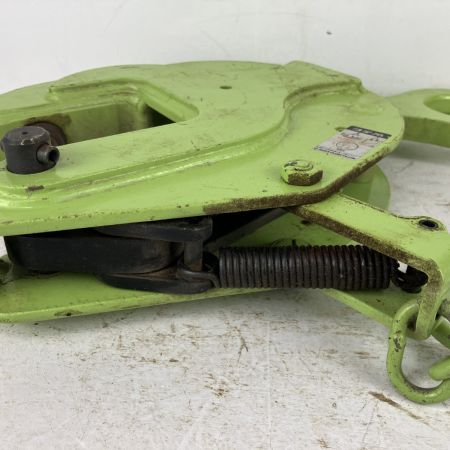 ЗЗ EAGLE CLAMP 3t 鉄鋼用クランプ 縦つり用 軽量 E型 E-3 40-70 黄緑