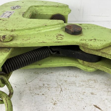 ЗЗ EAGLE CLAMP 3t 横つり用クランプ AMS-3 40 70 黄緑