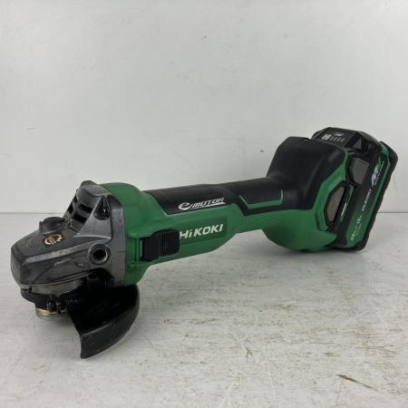 ЗЗ HiKOKI ハイコーキ 36v 100mm ディスクグラインダー バッテリーx1付 ※充電器無し G3610DA グリーン