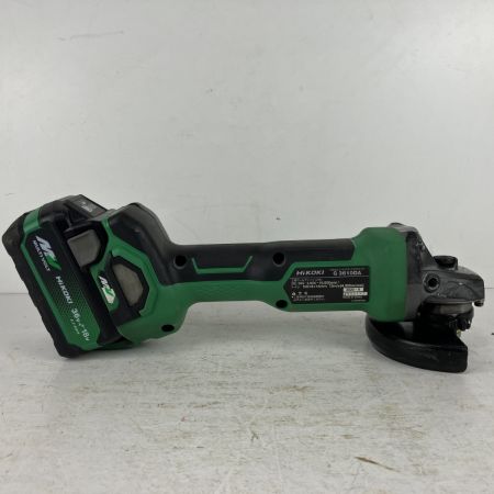 ЗЗ HiKOKI ハイコーキ 36v 100mm ディスクグラインダー バッテリーx1付 ※充電器無し G3610DA グリーン