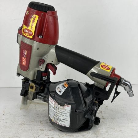 ЗЗ MAX マックス 65mm 常圧 コイルネイラ エア釘打ち機 CN-565S レッド