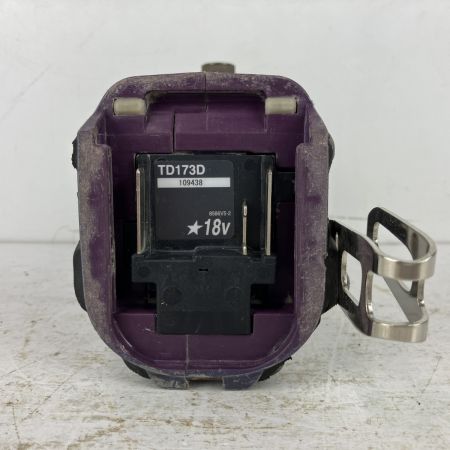 ЗЗ MAKITA マキタ 18v 充電式インパクトドライバ ※バッテリー、充電器無し TD173D オーセンティックパープル