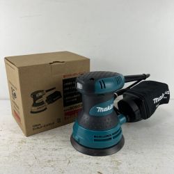ЗЗ MAKITA マキタ 100v 125mm ランダムオービットサンダ ダストバッグ 取説 箱付 BO5030 ブルー Bランク
