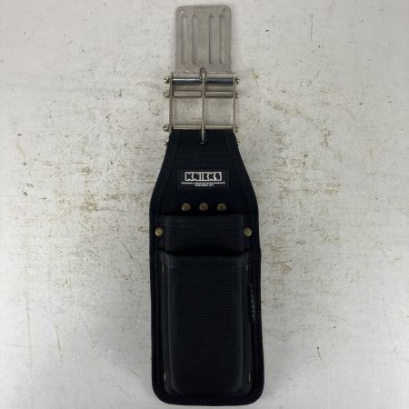 ЗЗ KNICKS EVA/コーデュラバリスティック生地底付フリー2Pホルダー ベルトループ付 BA-102GB ブラック