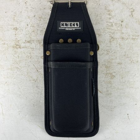 ЗЗ KNICKS EVA/コーデュラバリスティック生地底付フリー2Pホルダー ベルトループ付 BA-102GB ブラック