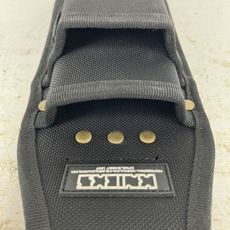 ЗЗ KNICKS EVA/コーデュラバリスティック生地底付フリー2Pホルダー ベルトループ付 BA-102GB ブラック