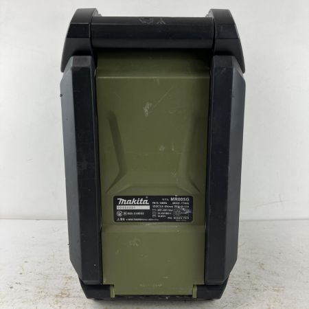 ЗЗ MAKITA マキタ 40v 充電式ラジオ ※バッテリー、充電器、ACアダプタ無し MR005 オリーブ