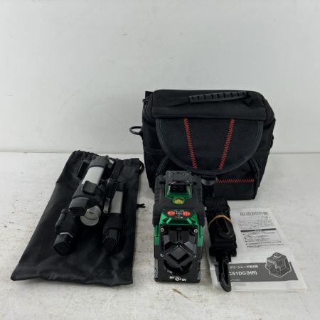 ЗЗ MAX マックス グリーンレーザー レーザー墨出し器 三脚 ソフトケース付 LA-C51DG(HR) グリーン×ブラック