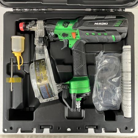 ЗЗ HiKOKI ハイコーキ 41mm 高圧 ねじ打ち機 取説 ケース付 WF4H3(S) ブラック×グリーン