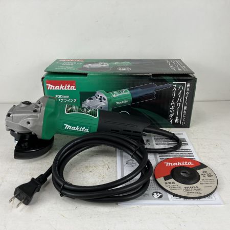ЗЗ MAKITA マキタ 100v 100m ディスクグラインダ 取説 箱付 M965 グリーン