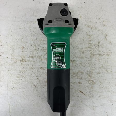 ЗЗ MAKITA マキタ 100v 100m ディスクグラインダ 取説 箱付 M965 グリーン